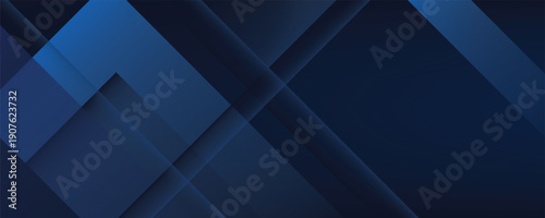 PrintBlue black abstract background geometry shine and layer element vector for presentation design. Suit for business, corporate, institution, party, festive, seminar, and talks