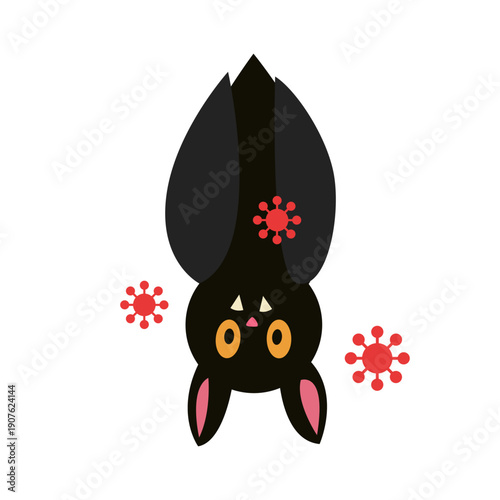 bat zoonosis. nipah virus transmission concept