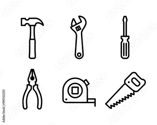 tools icon set