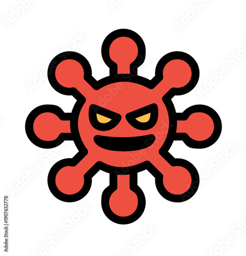 Nipah Virus Cartoon Character