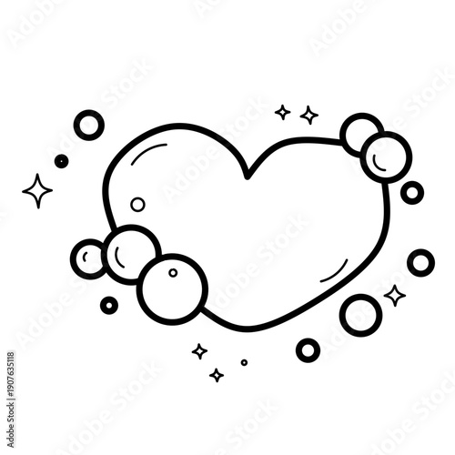 Heart Shaped Blubble