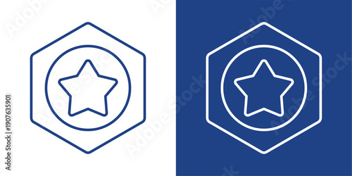 Brand Blue And White Icon Style Collection