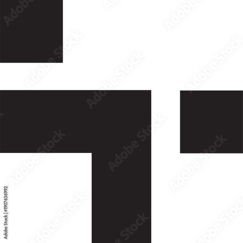 T or TI letter modern logo design
