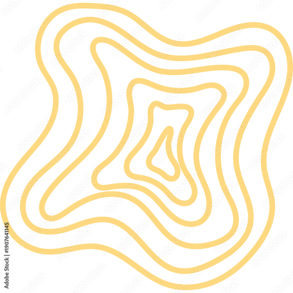 Obraz premium Abstract Fall Decor Gold Line Pattern Design