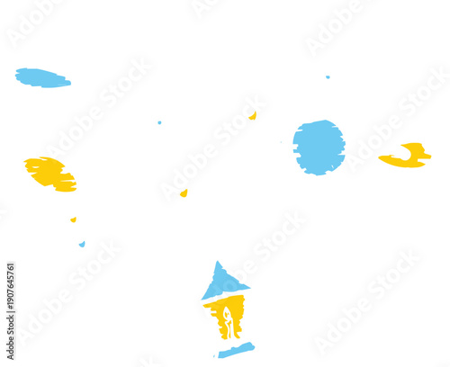 Ramadan Kareem Arabic calligraphy banner, decorative Islamic frame
