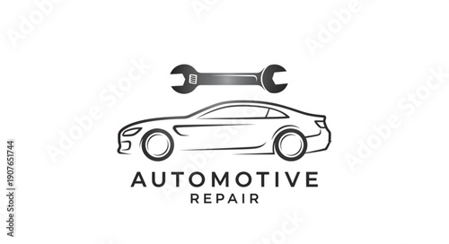 Automotive Repair Car Service Logo.