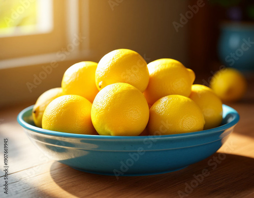 lemons in a bowl