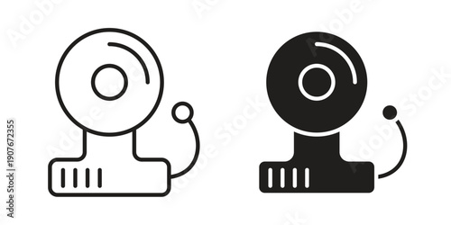 School bell icons for web developers and designers,