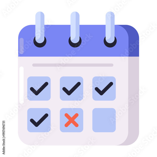 Flat icon depicting business events and gatherings