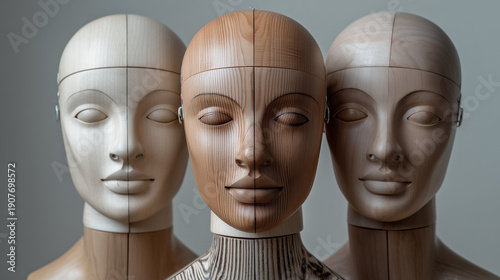 Set of Wooden Artist's Mann...