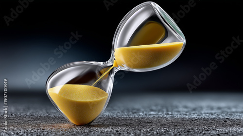 Classic Brass Hourglass wit...