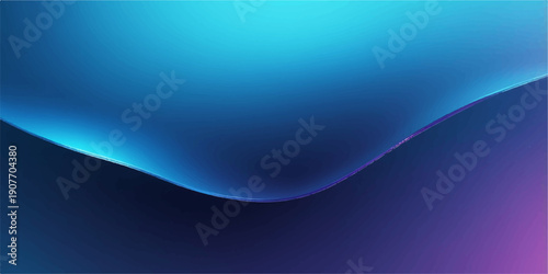 Abstract blue background with flowing hearts