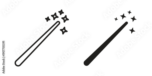Magic icon suitable vector symbol for graphic design, logo, web site, social media