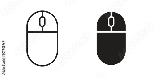Mouse icon suitable vector symbol for graphic design, logo, web site, social media