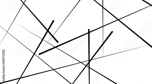 Random geometric line pattern on a transparent background. Random line low poly pattern. abstract seamless line vector. 
