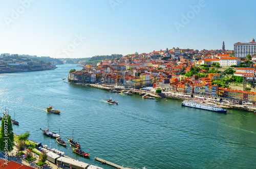 Wallpaper Mural The Douro River and the Ribeira in Porto, Portugal Torontodigital.ca