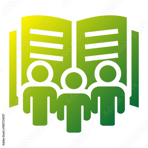 Community Literacy Project green gradient icon