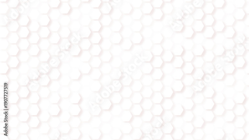 Hexagon white background. Geometric grid. Honeycomb texture. Black honeycomb on a white background. Seamless texture. Isometric geometry. 