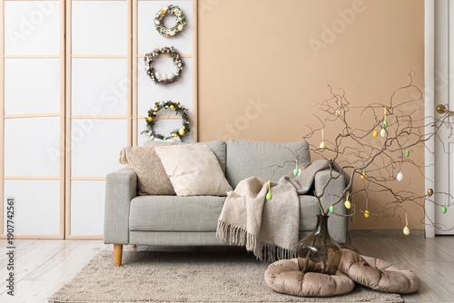 Interior of living room wit...