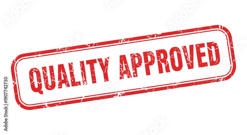 A red rectangular stamp displaying the word approved in bold white capital letters signifying acceptance high quality professional detailed modern elegant