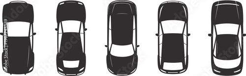 Black silhouette frog illustrations in varied poses and orientations, perfect for biology education, wildlife studies, art projects, and design references