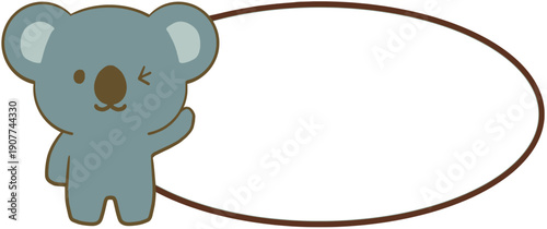 Koala name tag 