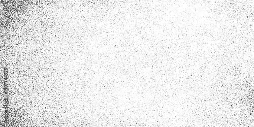 Abstract Vintage Dust Grain Overlay – Dirty Noise Texture on Clean White Background, Retro Aged Effect.