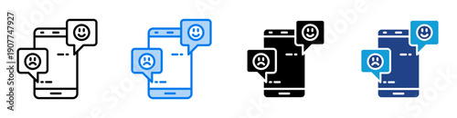 Feedback  icon set multiple style collection