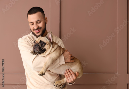Handsome young happy man wi...