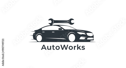 Car Repair Service Logo Design.