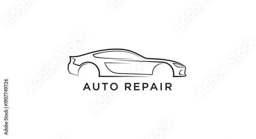 Car Repair Service Logo Design.