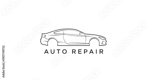 Car Repair Service Logo Design.