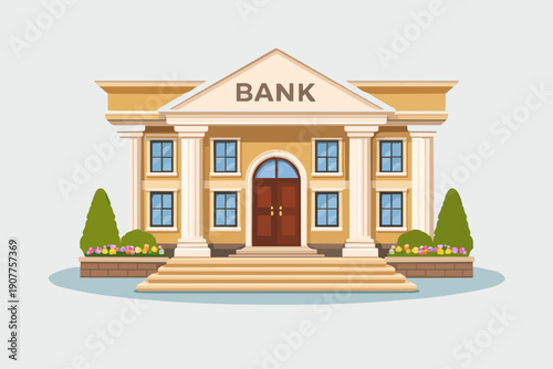 Simple Bank Building View