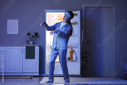 Female sleepwalker with sle...