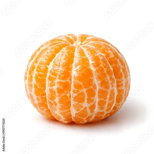 Side View Fully Peeled Orange Premium Look