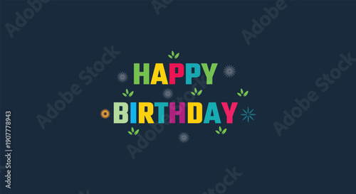 70th Happy Birthday celebration text in bold white digits and elegant script on a dark background for anniversaries.