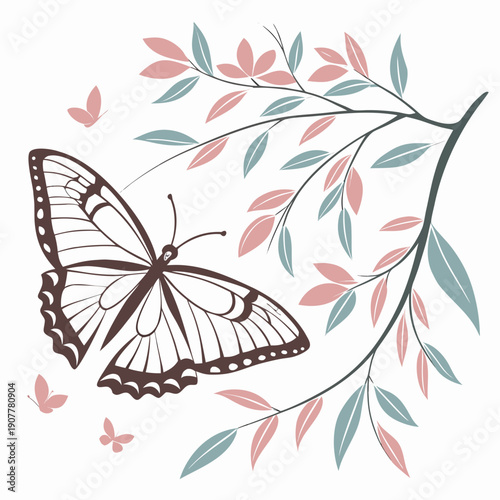 Light Watercolor Inspired Ink Strokes - Semi Transparent - Vector