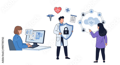 Secure healthcare data management and technological advancements in medical diagnostics and patient care