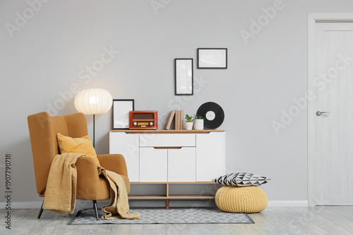 Interior of stylish living ...