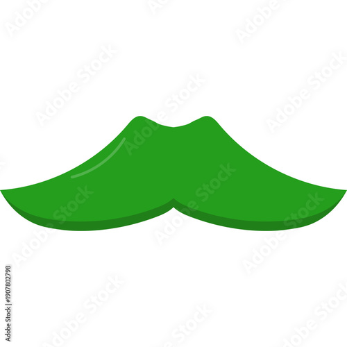 Mustache St Patrick's Illustration