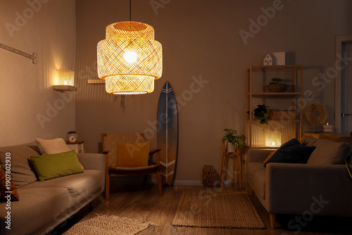 Interior of stylish living ...