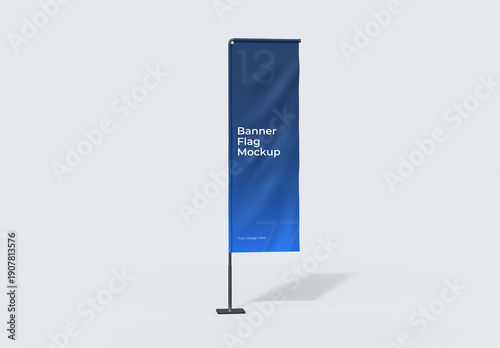 Banner Flag Mockup Template