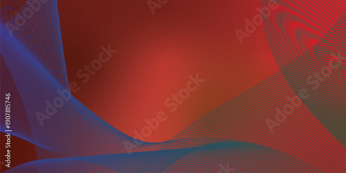 Red and brown abstract shape grainy gradient background with black backdrop and noisy texture wide banner poster header design