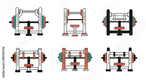 Smith Machine Line art high quality