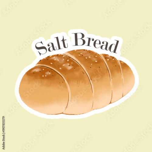 Salt Bread - This bread has a light, savory flavor with the perfect balance of cheese and salt, making it a delightful snack or breakfast option.