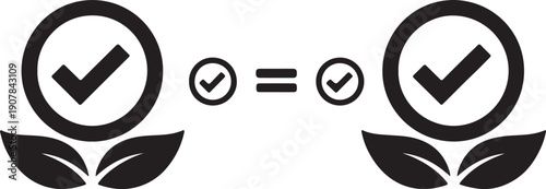 Equality of verified symbols with floral elements
