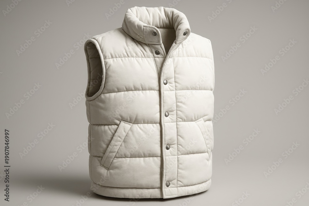 Naklejka premium Padded vest mockup