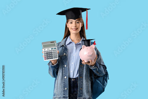 Female student in graduatio...