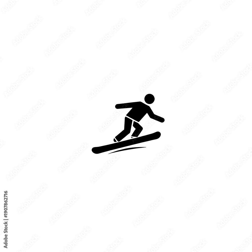 Fototapeta premium skateboard on white background