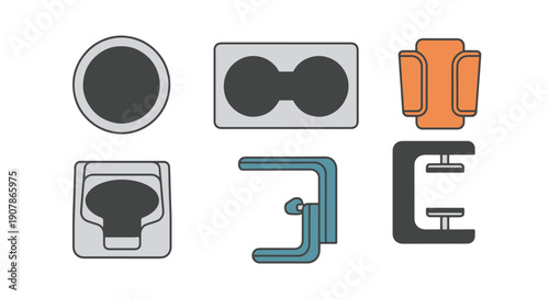 Cup Holder Line art vibrant color